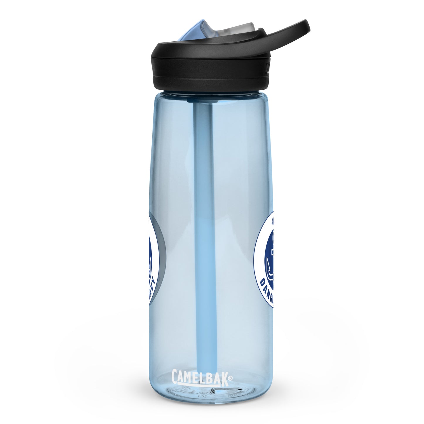 Dangle Navy Logo Water Bottle
