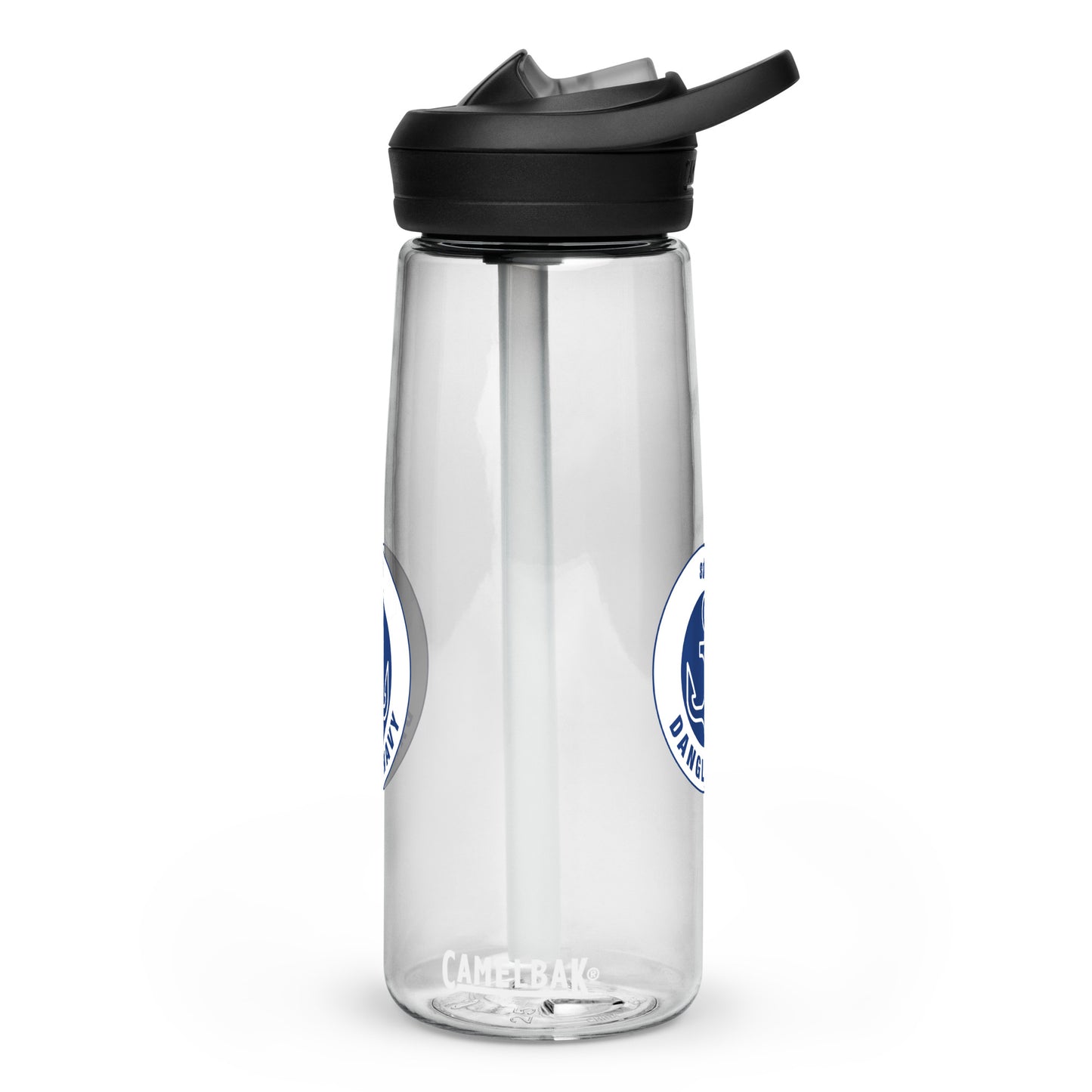 Dangle Navy Logo Water Bottle