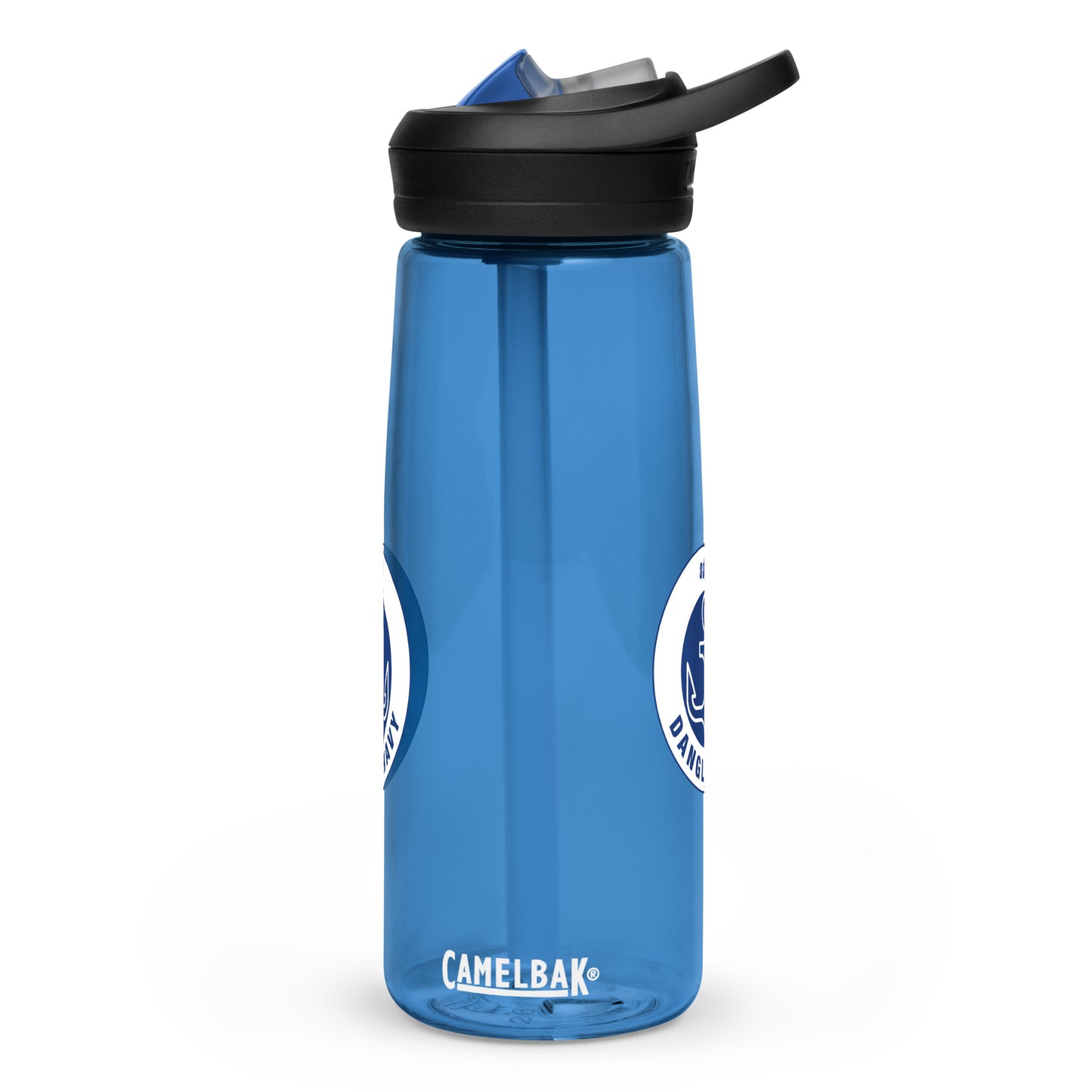 Dangle Navy Logo Water Bottle