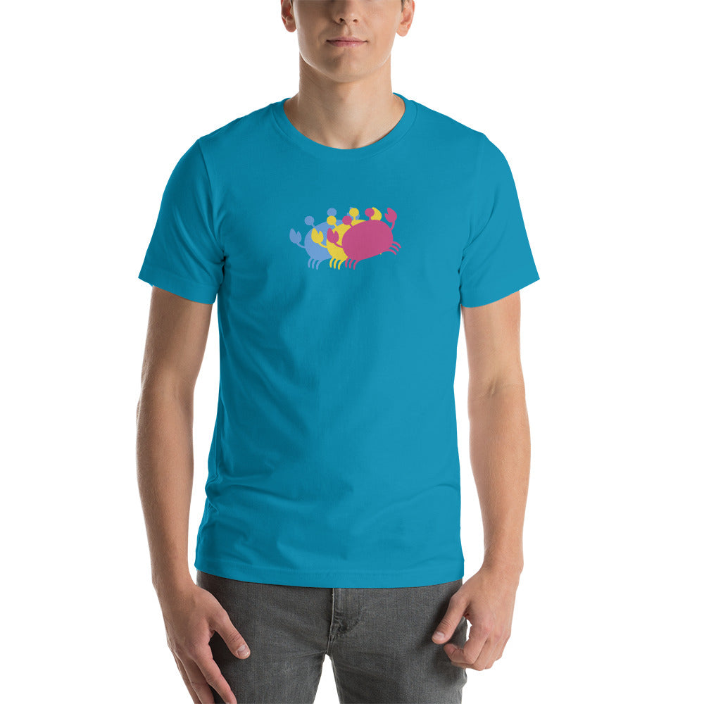 Crab People Pansexual Flag T-shirt