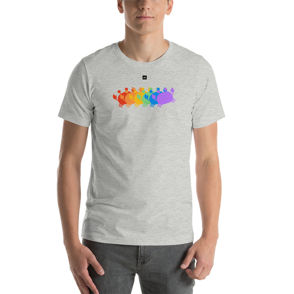 Crab People Rainbow t-shirt