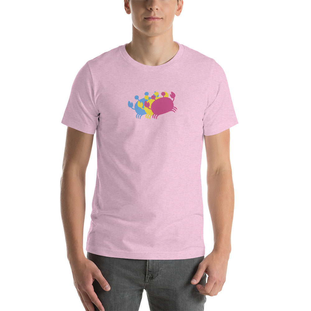 Crab People Pansexual Flag T-shirt