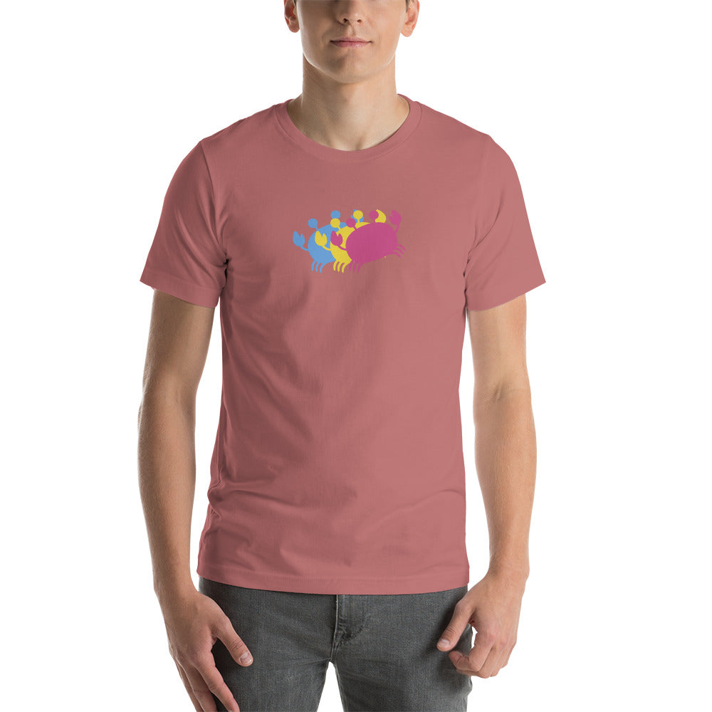 Crab People Pansexual Flag T-shirt