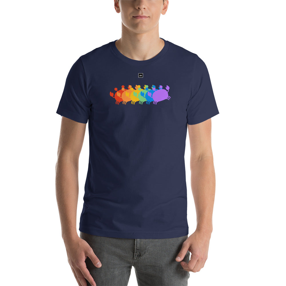 Crab People Rainbow t-shirt