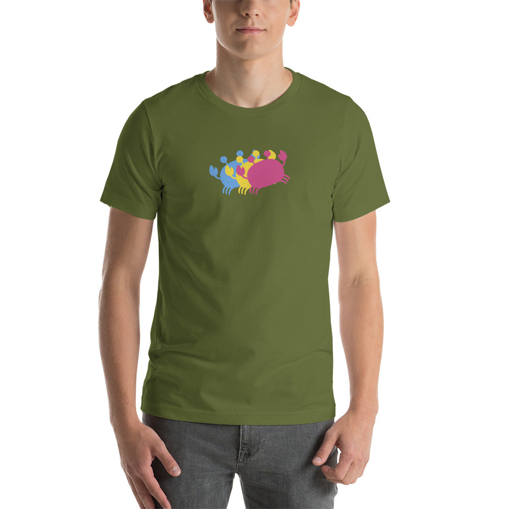 Crab People Pansexual Flag T-shirt