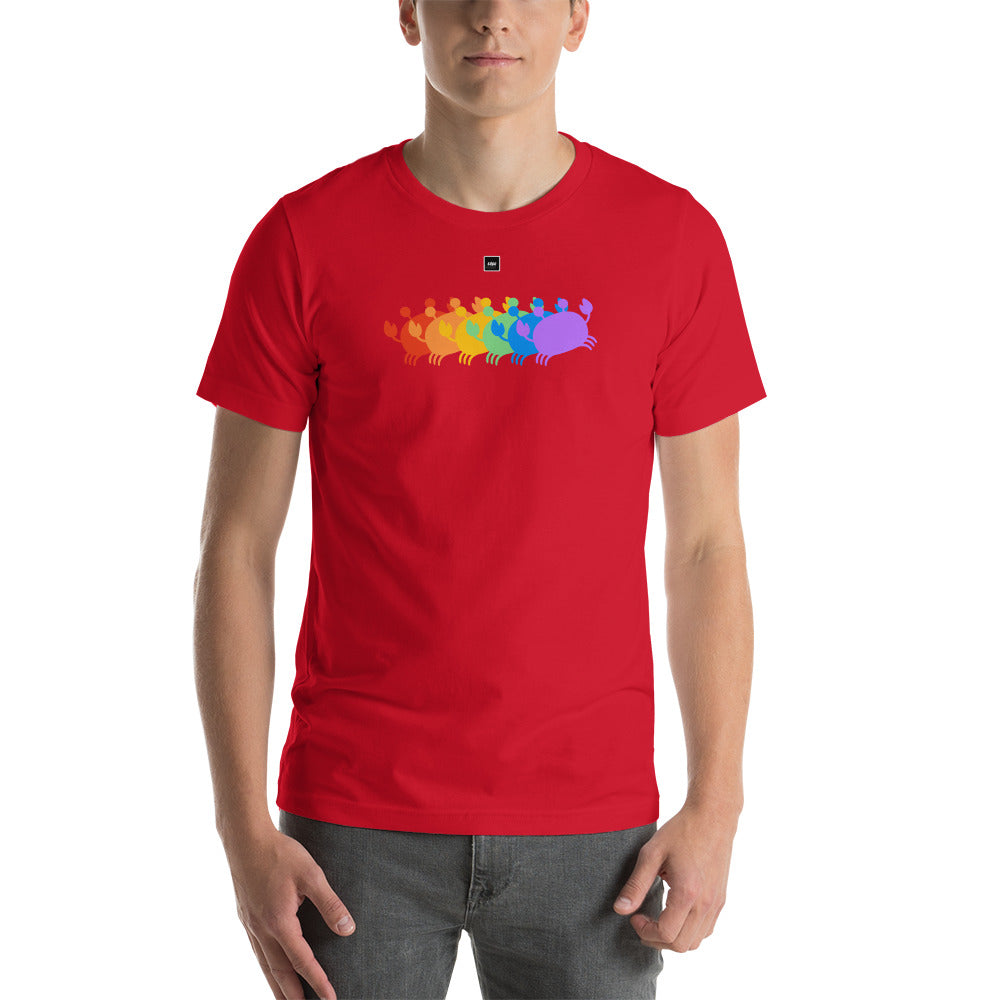 Crab People Rainbow t-shirt