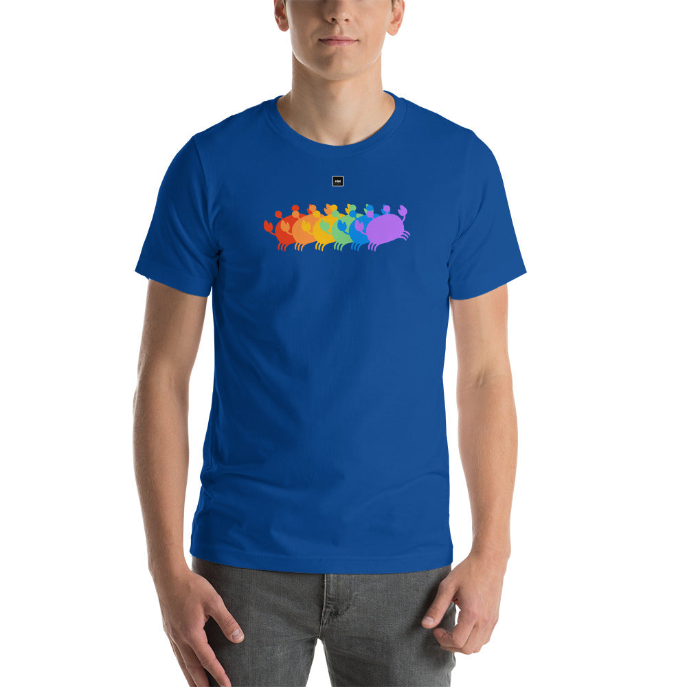 Crab People Rainbow t-shirt