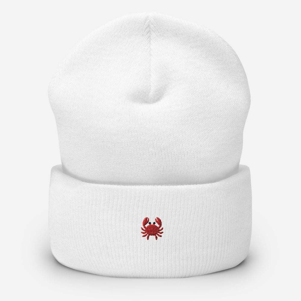 Crab People Cuffed Beanie