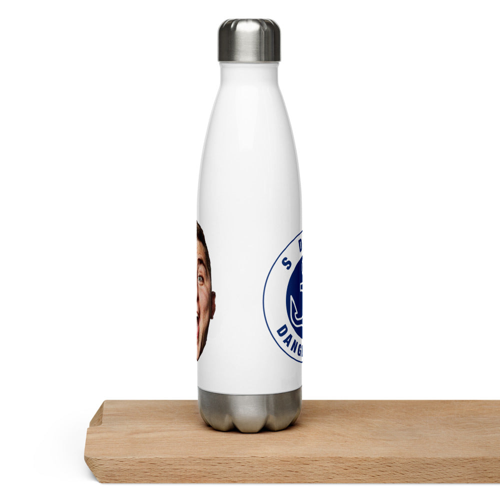 Dangle Navy Steve Head Water Bottle