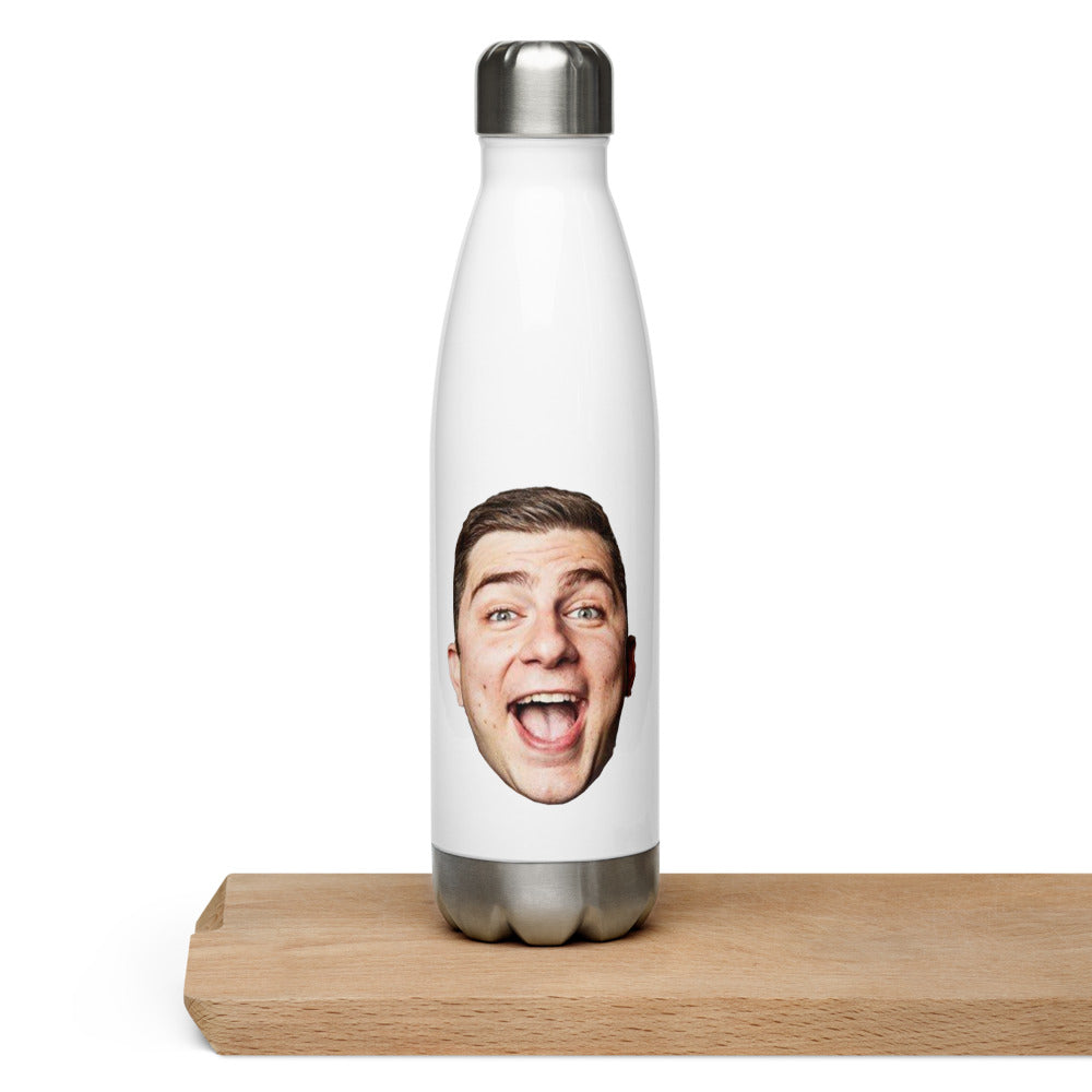 Dangle Navy Steve Head Water Bottle