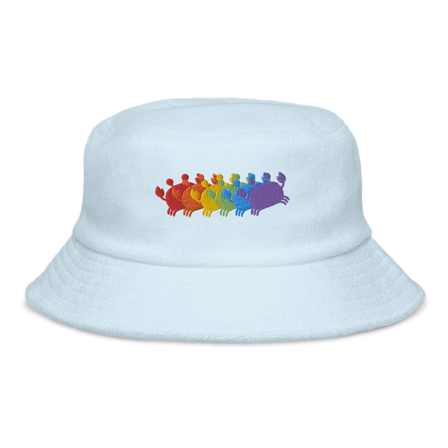 Crab People Rainbow Bucket Hat