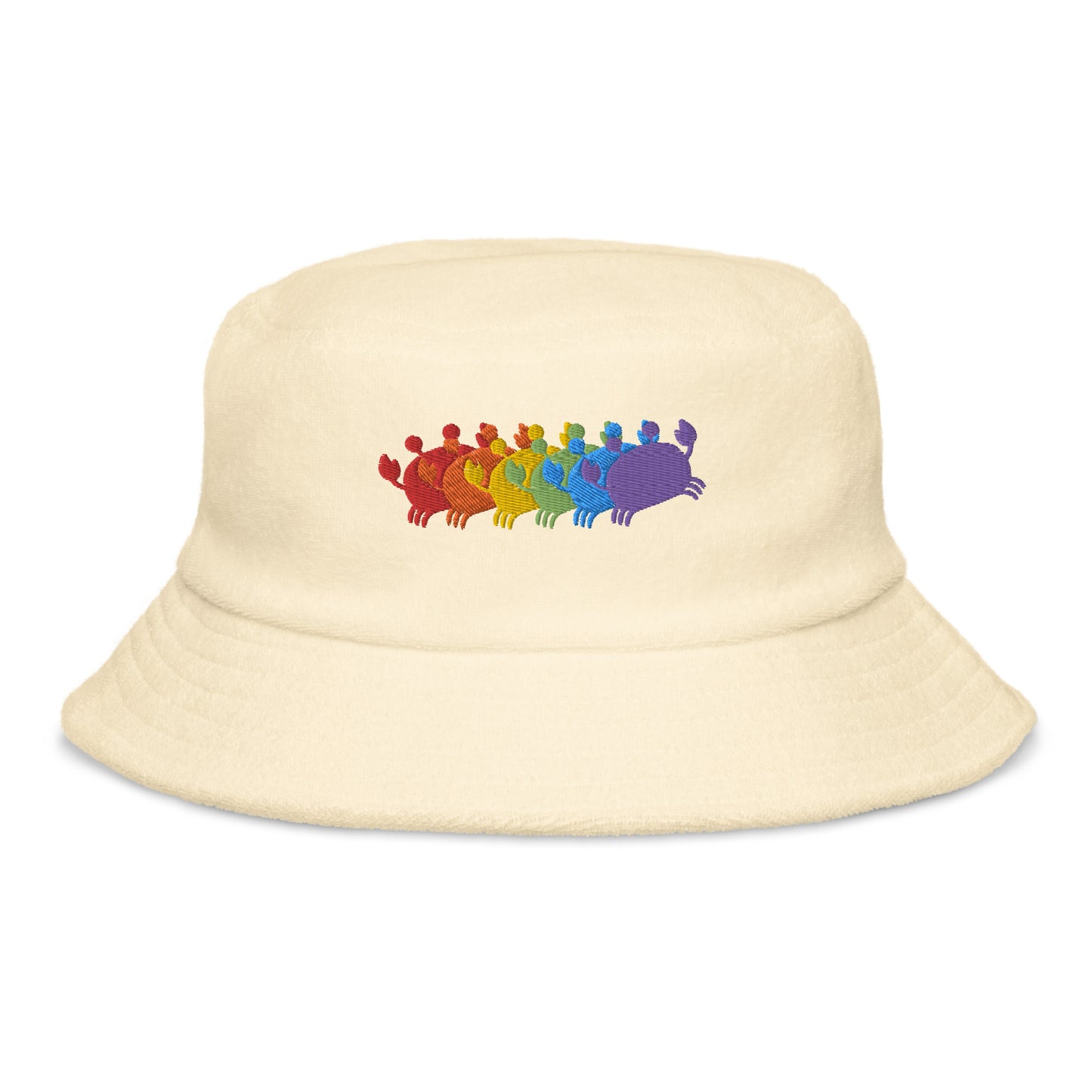 Crab People Rainbow Bucket Hat