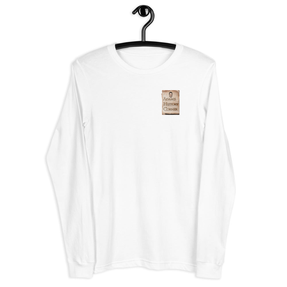 Adam's History Corner Long Sleeve Tee