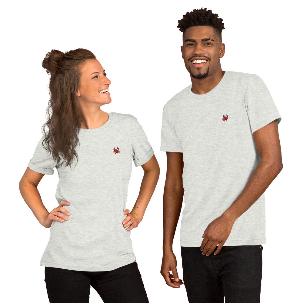 Crab People Embroidered T-Shirt