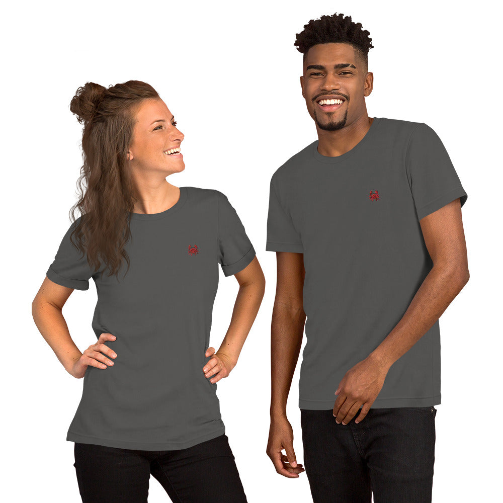 Crab People Embroidered T-Shirt