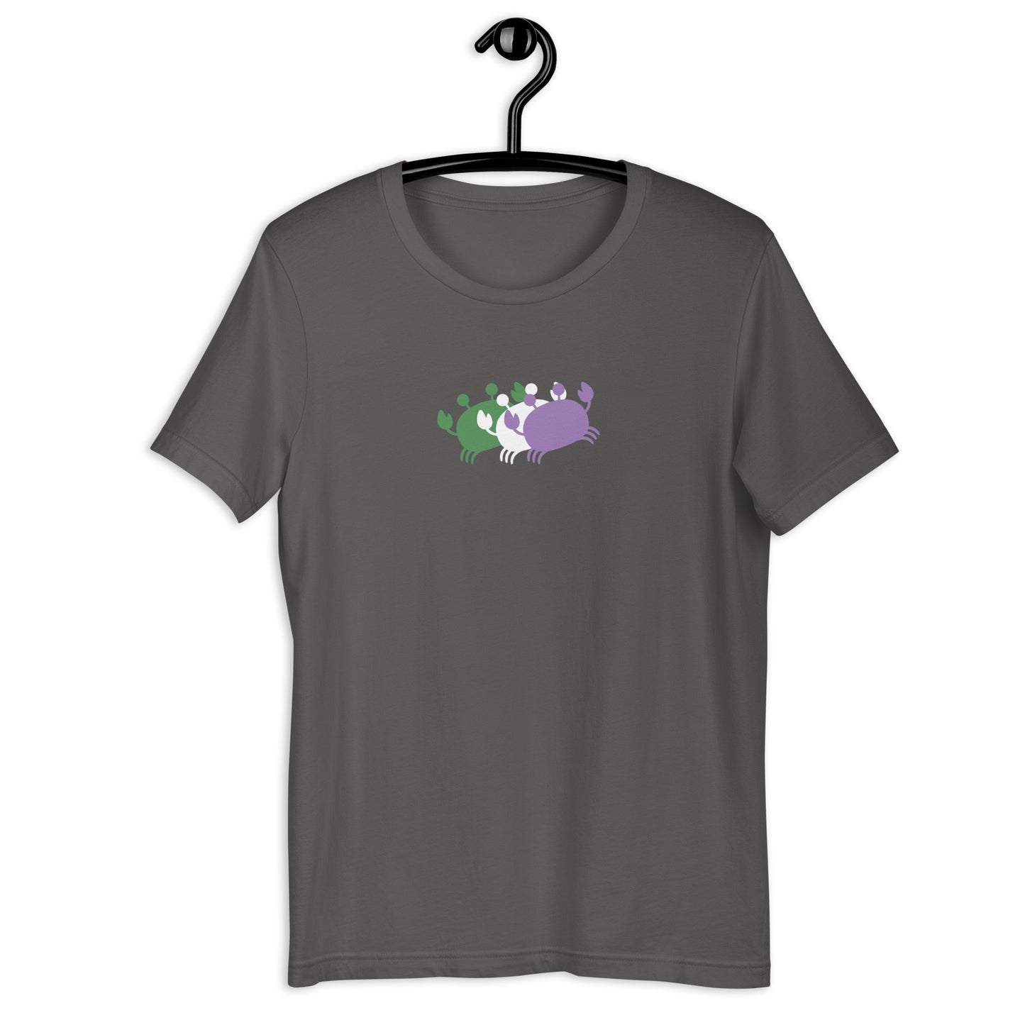 Crab People Genderqueer Flag T-Shirt