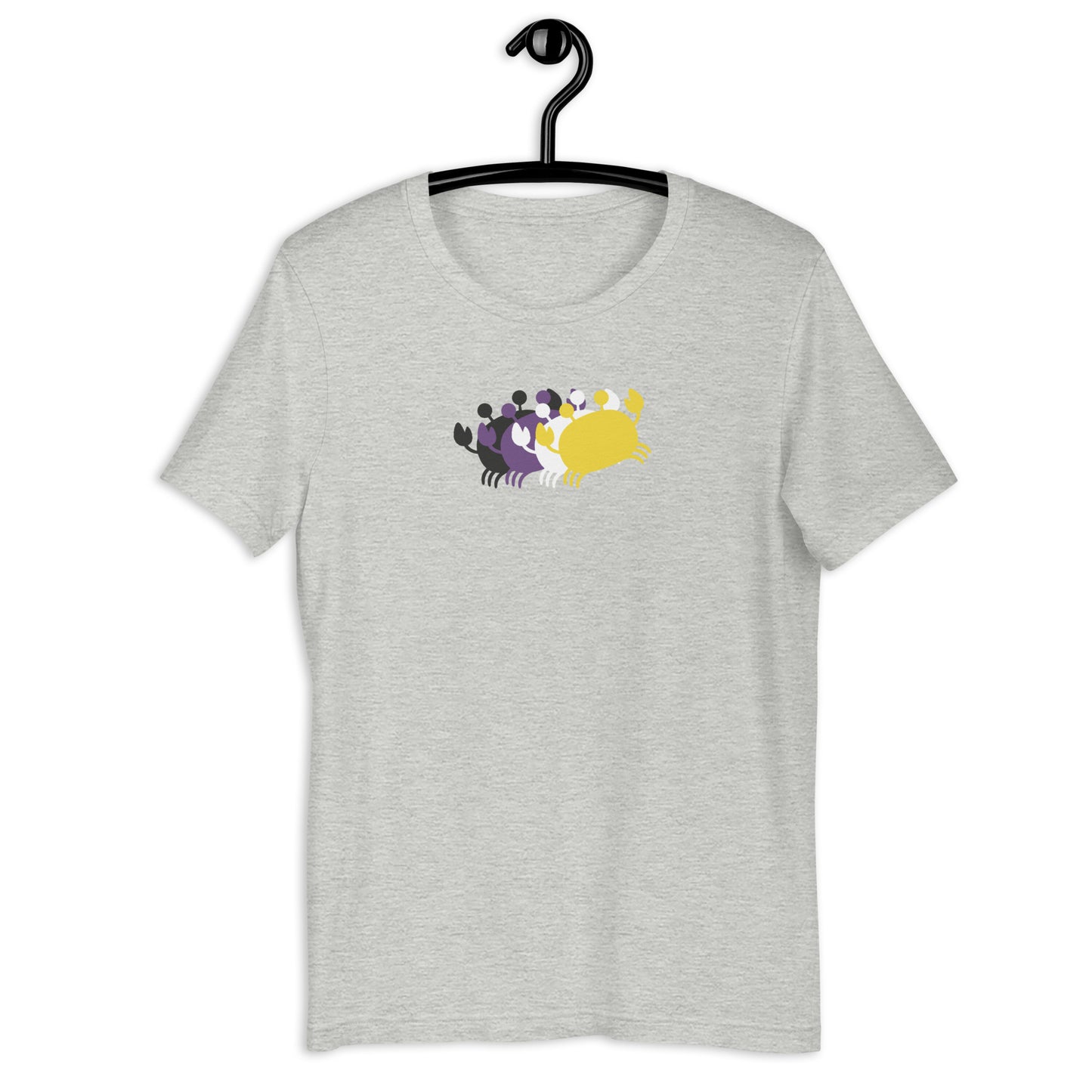 Crab People Non-binary Flag T-Shirt