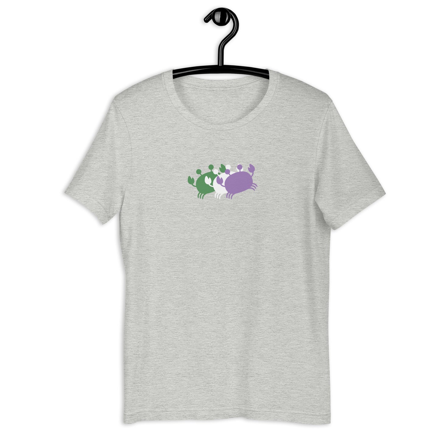 Crab People Genderqueer Flag T-Shirt