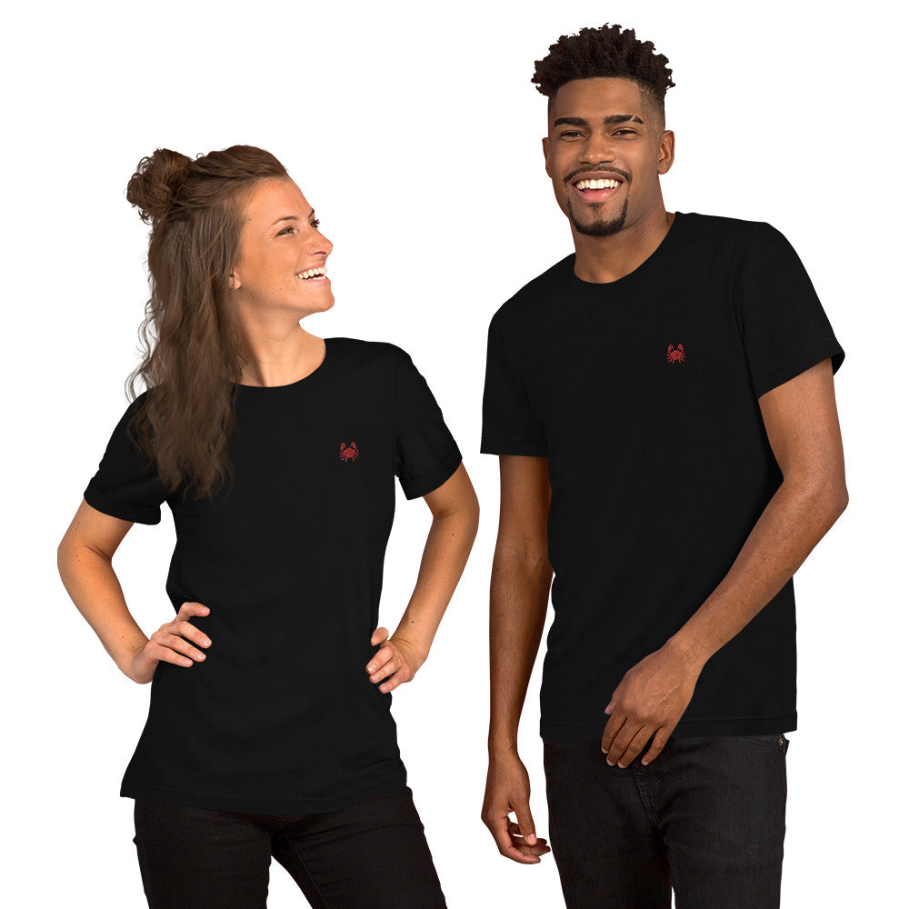 Crab People Embroidered T-Shirt