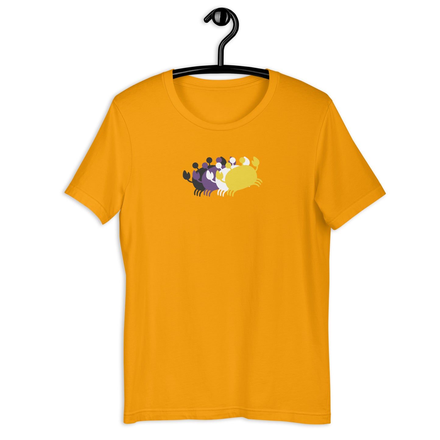 Crab People Non-binary Flag T-Shirt