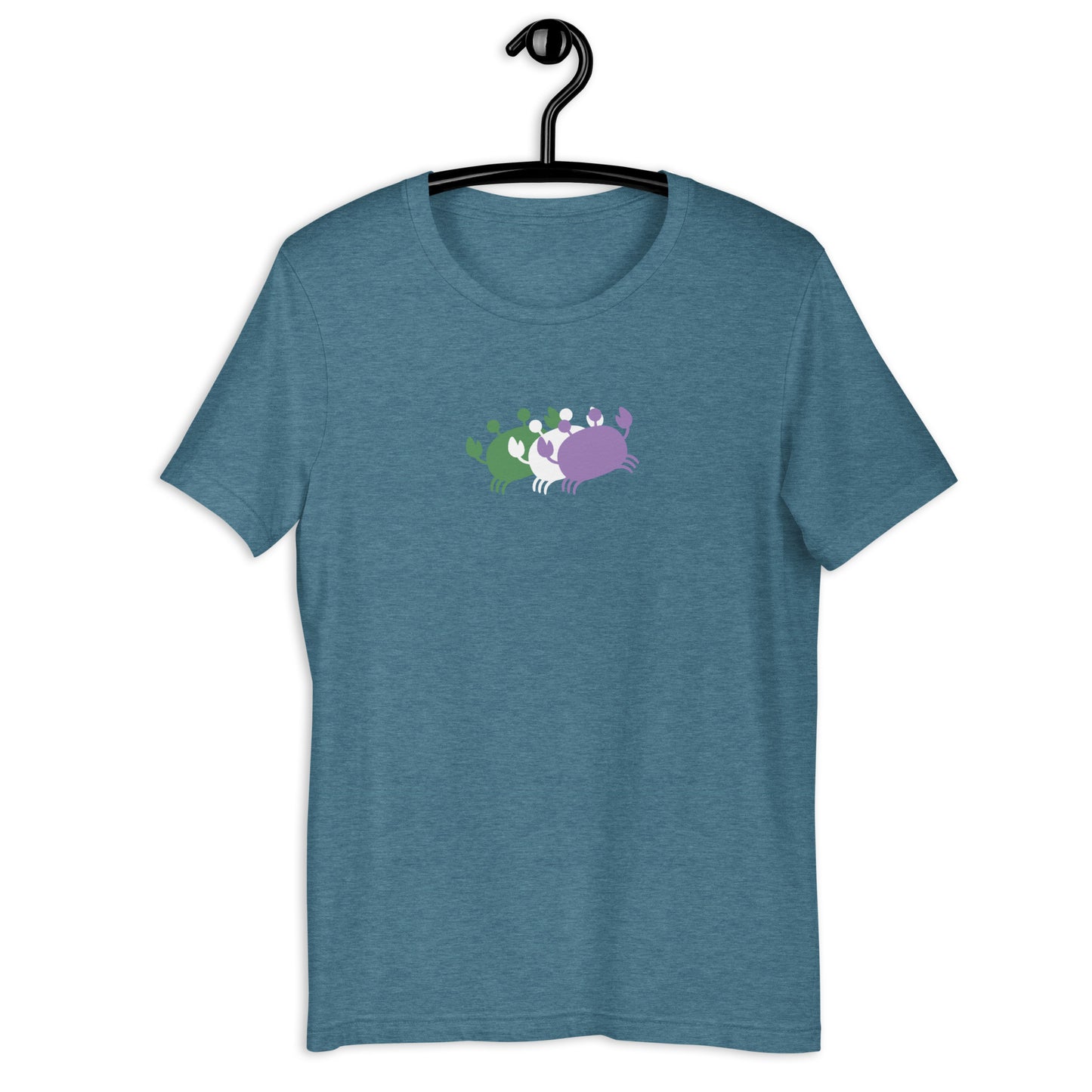 Crab People Genderqueer Flag T-Shirt