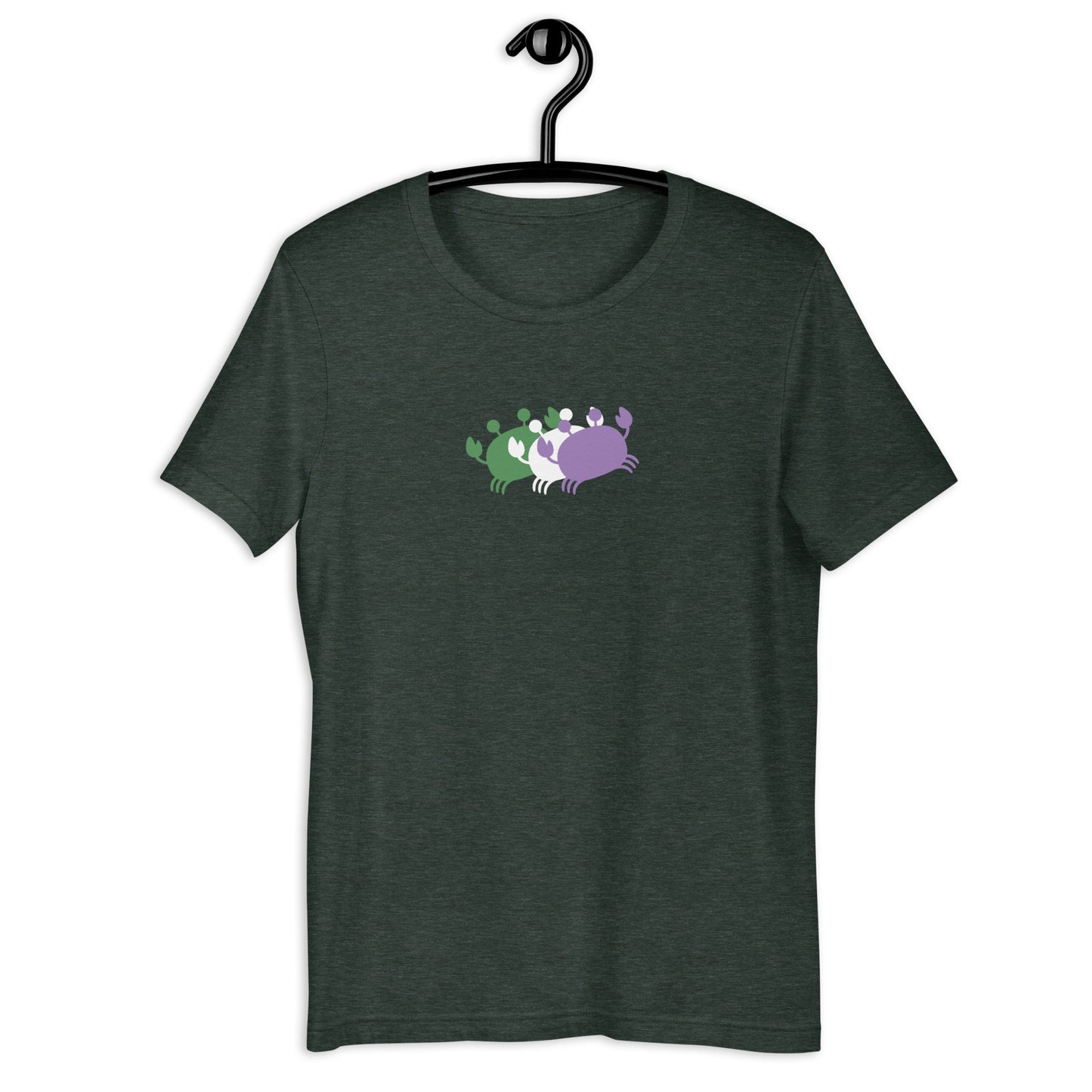 Crab People Genderqueer Flag T-Shirt
