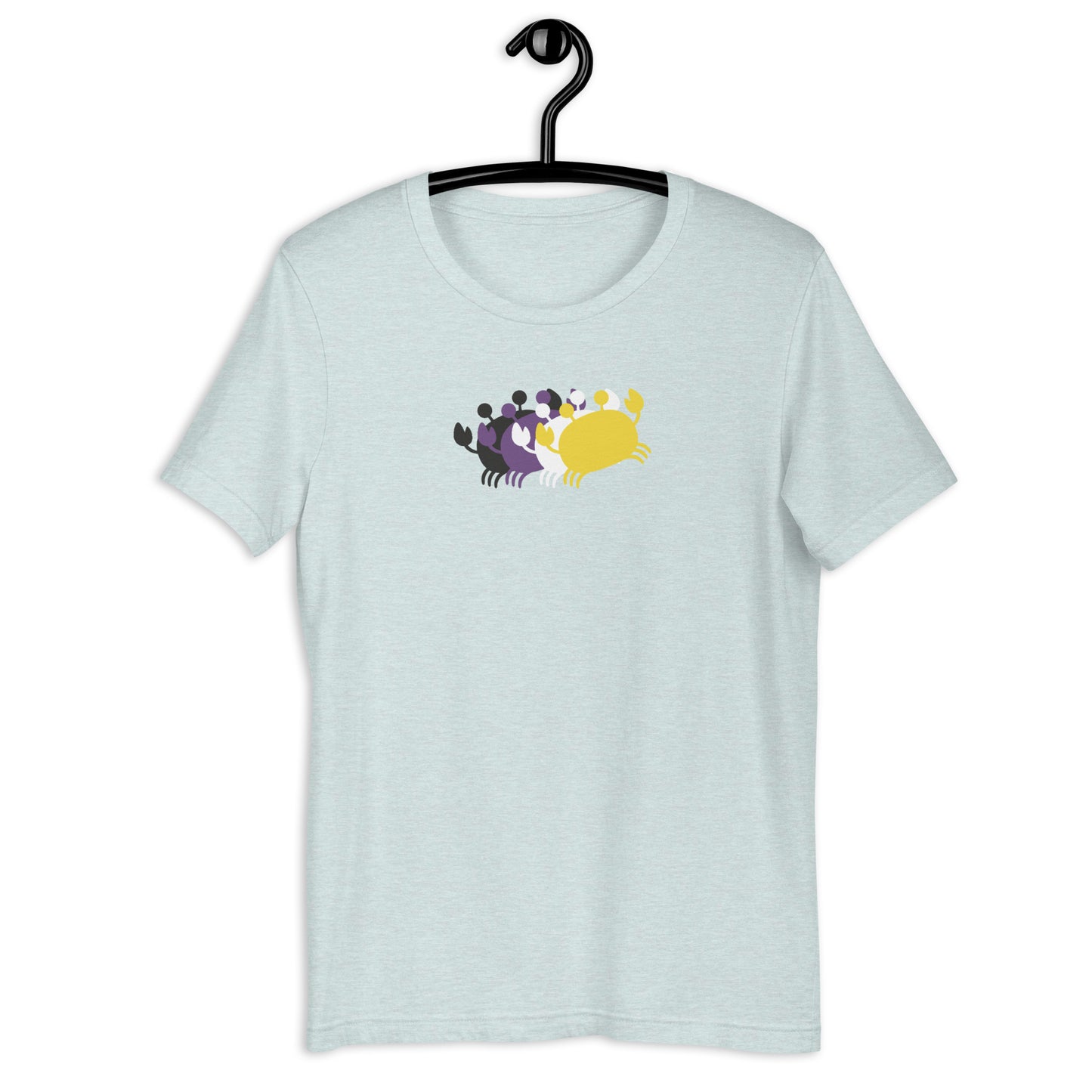 Crab People Non-binary Flag T-Shirt