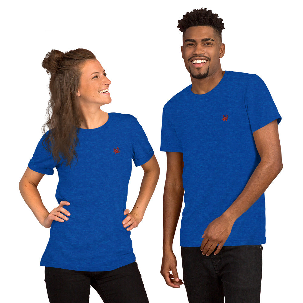 Crab People Embroidered T-Shirt