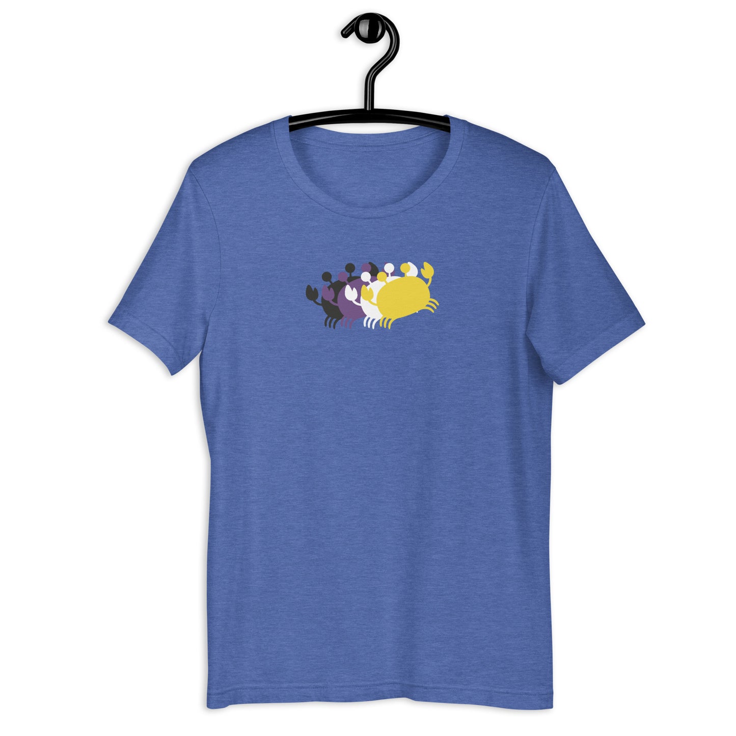Crab People Non-binary Flag T-Shirt
