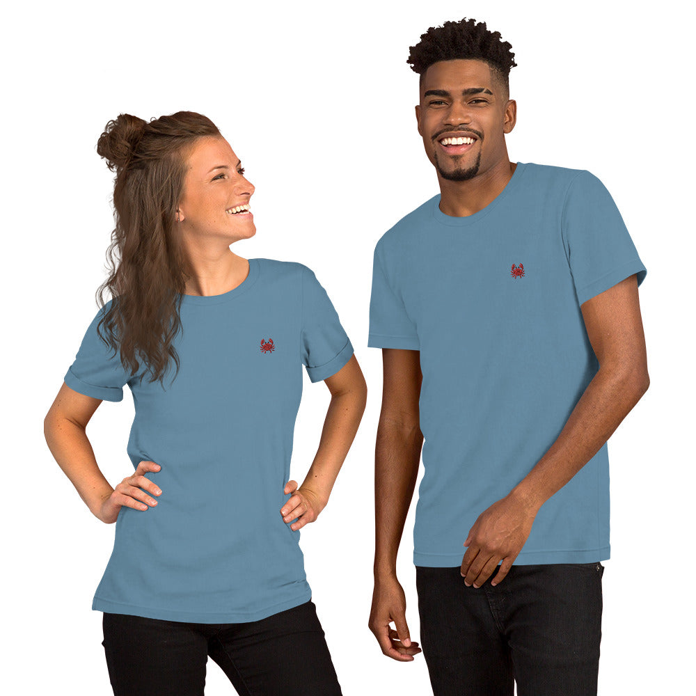 Crab People Embroidered T-Shirt