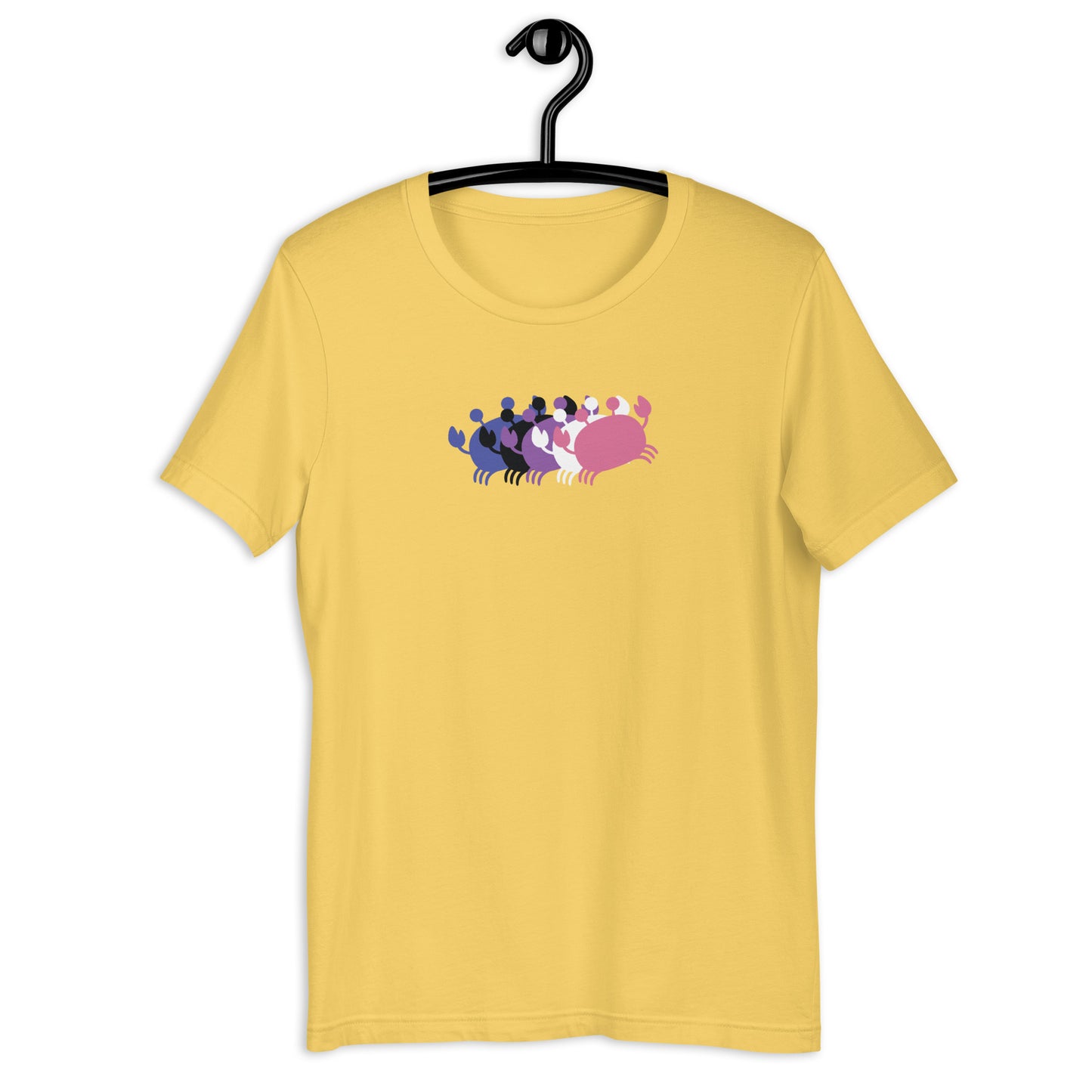 Crab People Genderfluid Flag T-Shirt