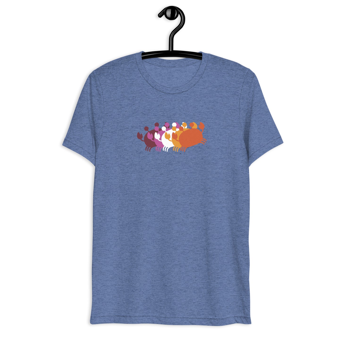 Crab People Lesbian Flag T-Shirt