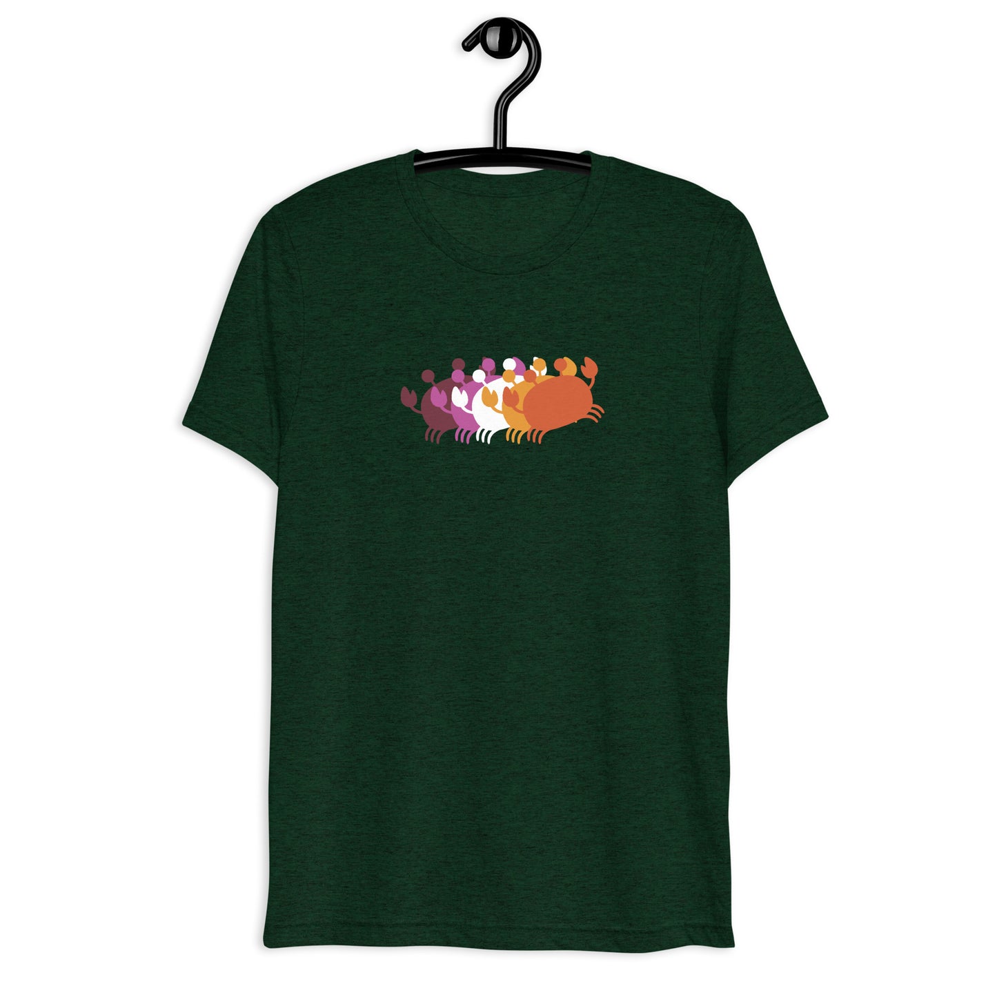 Crab People Lesbian Flag T-Shirt
