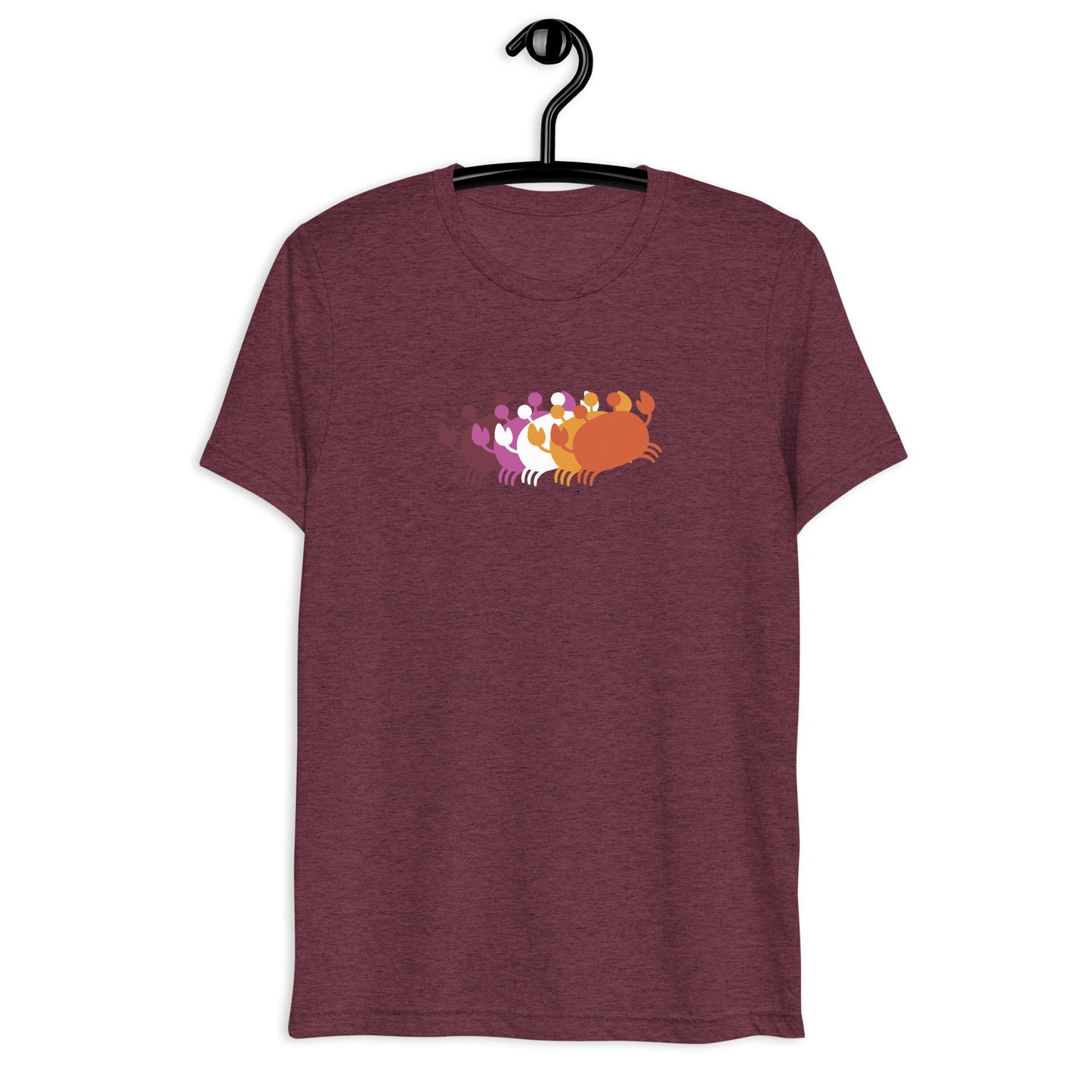 Crab People Lesbian Flag T-Shirt