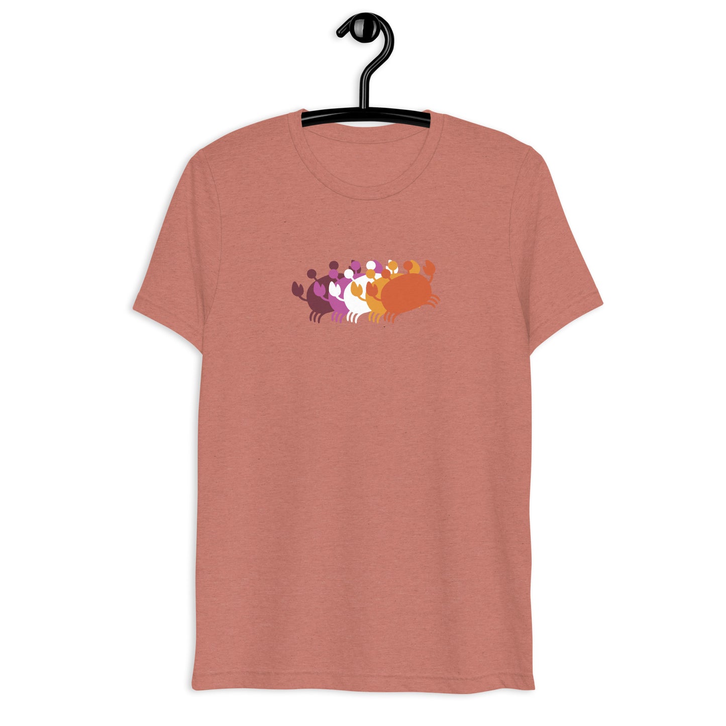 Crab People Lesbian Flag T-Shirt
