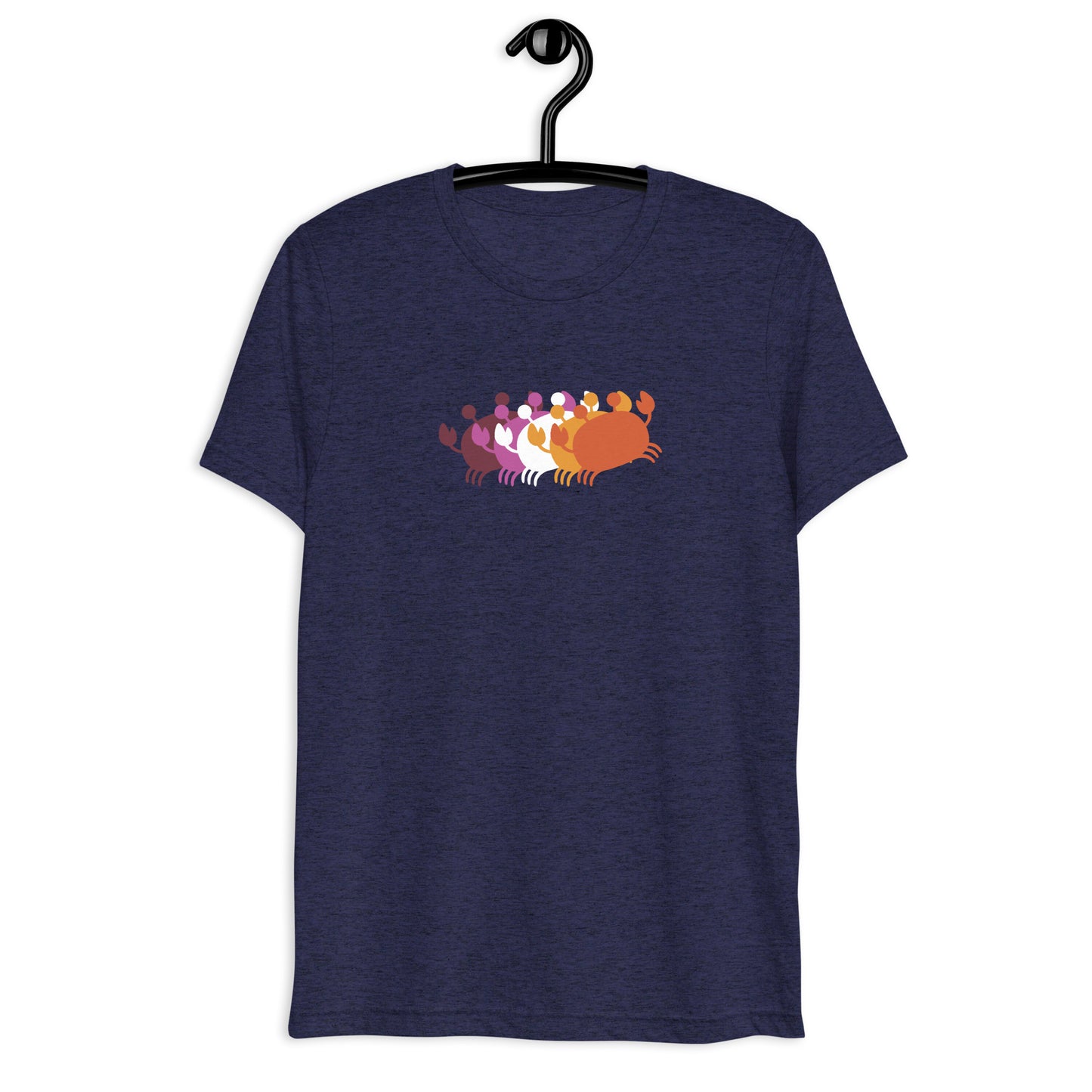 Crab People Lesbian Flag T-Shirt