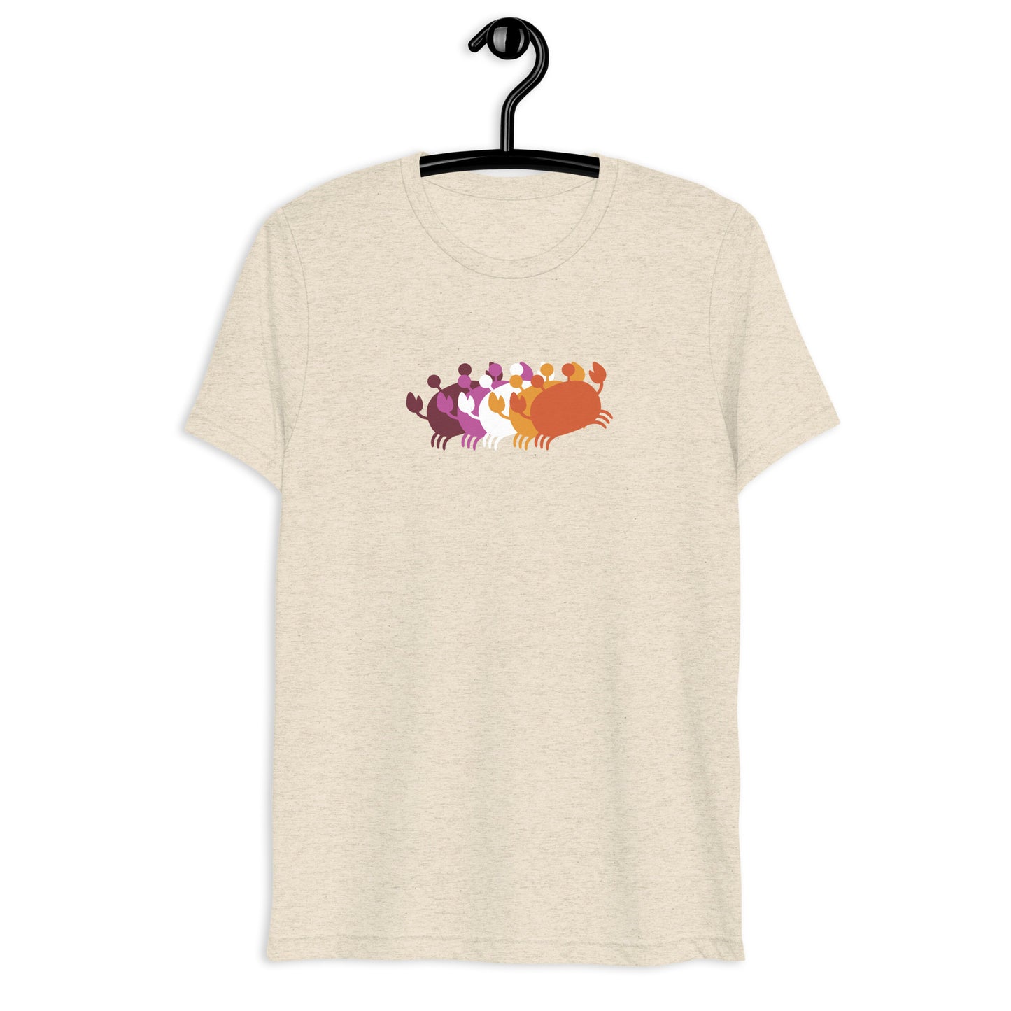 Crab People Lesbian Flag T-Shirt
