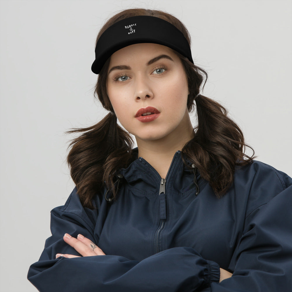 Dangle Navy Visor