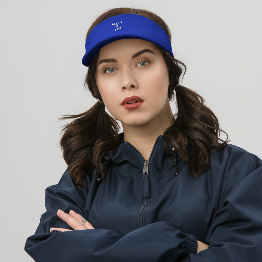Dangle Navy Visor