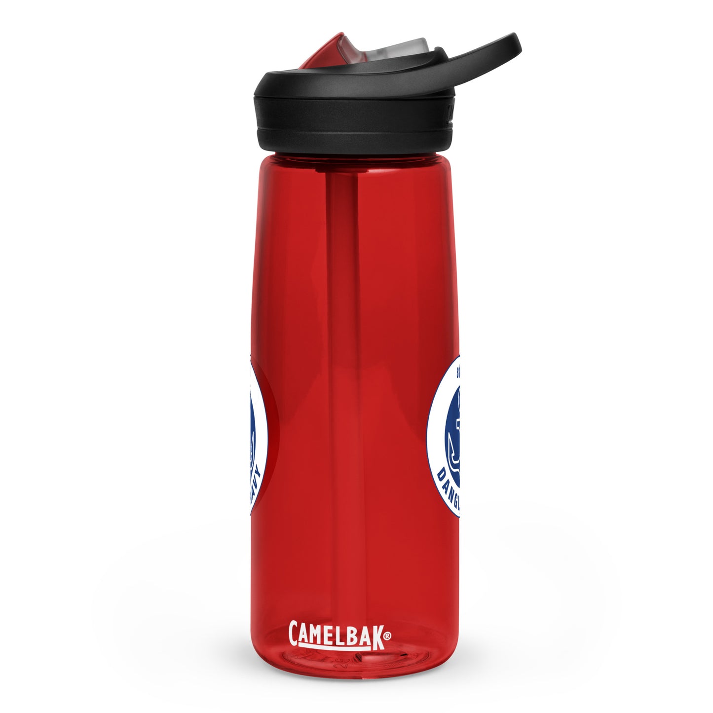 Dangle Navy Logo Water Bottle