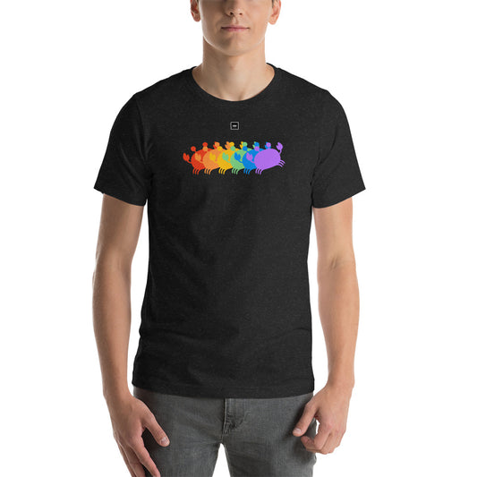 Crab People Rainbow t-shirt