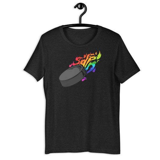 Pride Merch Rainbow T-Shirt by Jo Dabney