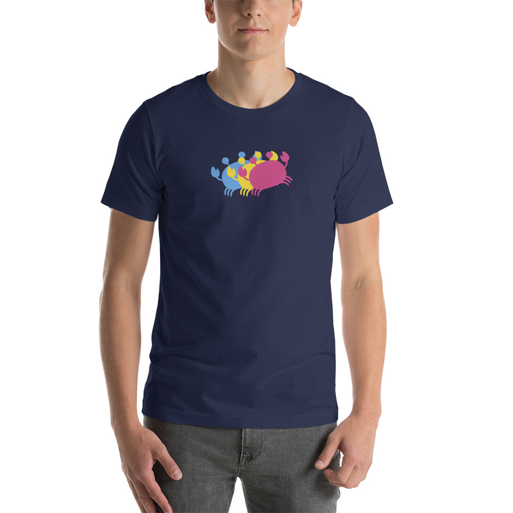 Crab People Pansexual Flag T-shirt