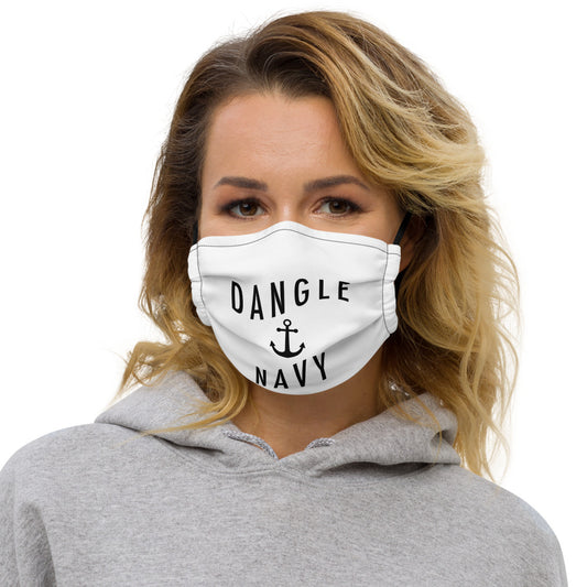 Dangle Navy Face Mask