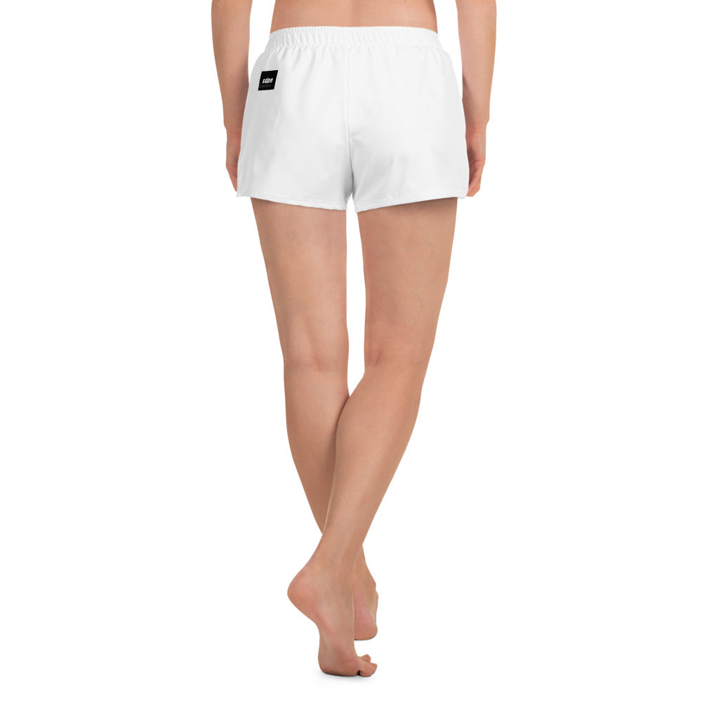 Dangle Navy Logo Women's Athletic Short Shorts