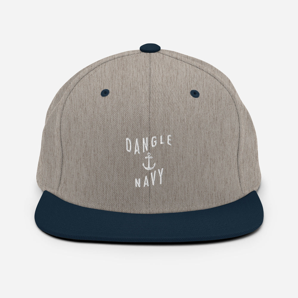 Dangle Navy Snapback Hat