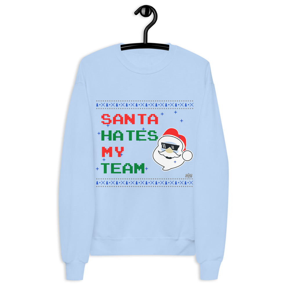 Santa Hates My Team Holiday Sweater