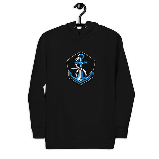 Dangle Navy Crest Hoodie