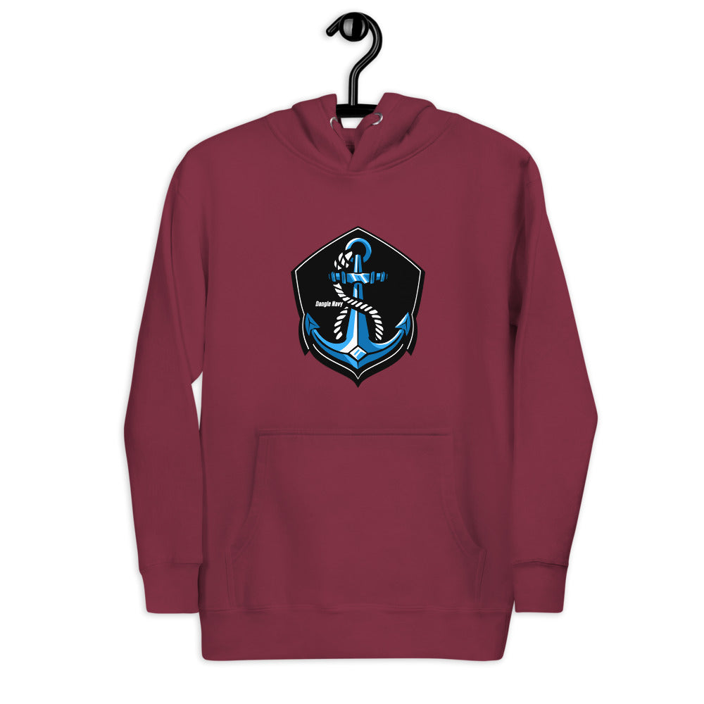 Dangle Navy Crest Hoodie