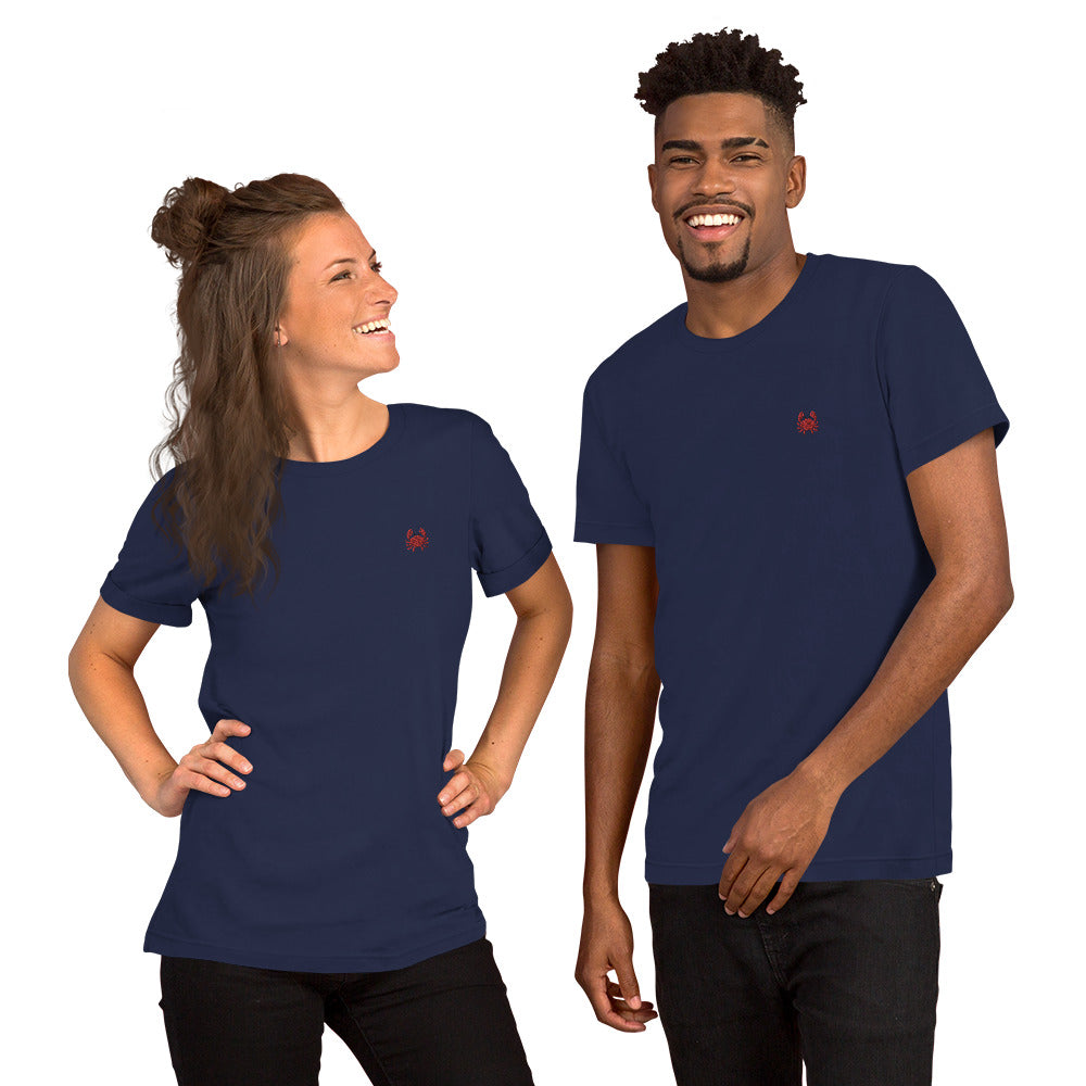 Crab People Embroidered T-Shirt